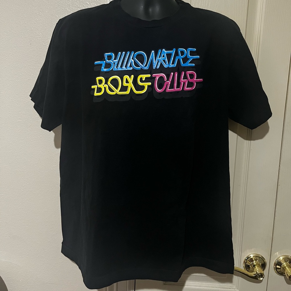 Billionaire Boys Club Mens T Shirt Black Blue Yellow Pink Size XL
